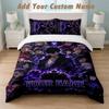 Bedding Set 1 Duvet Cover 2 Pillowcases Solo Leveling Print Soft Bed Linen Bedroom Decor