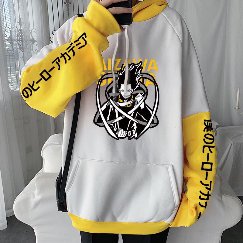 Аниме My Hero Academia Shouta Aizawa Cool Print Hooded Men Women Boku No Hero Academia Manga Hoodies Harajuku Unisex Sweatshirt
