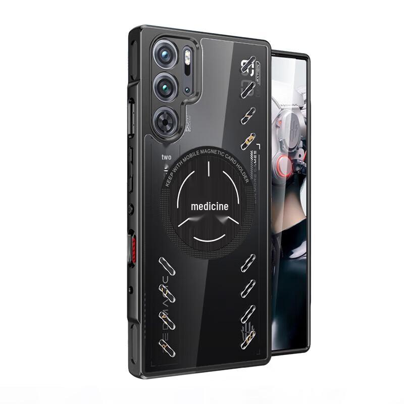 Прозрачный игровой охлаждающий чехол для телефона STRYFER для серии Nubia Red Magic 10