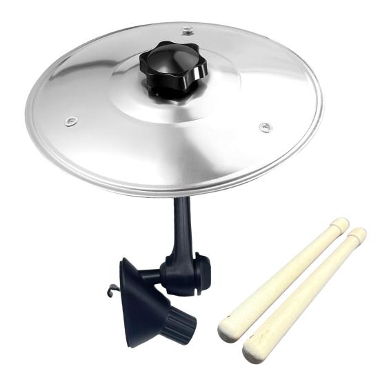 1/2 шт. Мини Автомобильная Тарелка Вентиляционное Отверстие Автомобильная Приборная Панель Символ Барабан Тарелка Крэш с Барабанными Палочками Музыкальный Инструмент Подарок для Любителей Музыки Барабанщиков