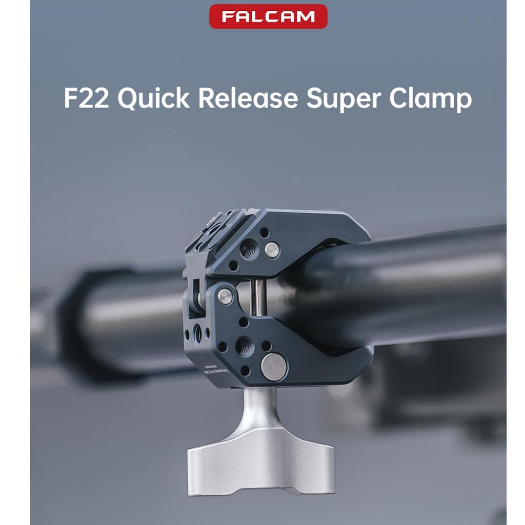 FALCAM F22 Quick Release Super Clamp Ensures Stability and Durability and Is a Quick Installation and Removal Camera Accessory for Photographers
