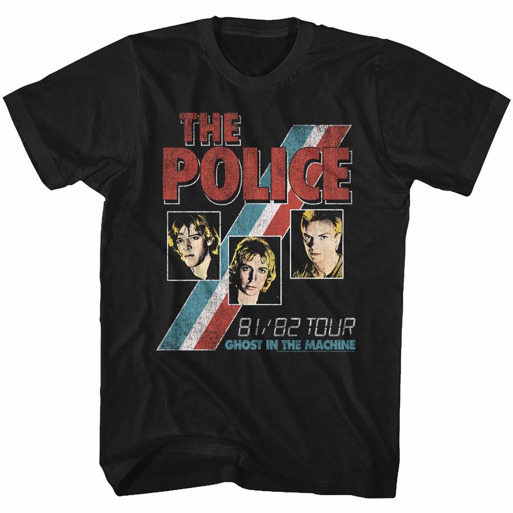 The Police Brittish Rock Band Ghost In The Machine 81-82 Tour Men's T Shirt