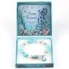 Crystal Ocean Theme Pearl  Bracelet Coastal Style Ocean Charm Bracelet Beaded Jewelry  Party Outfit