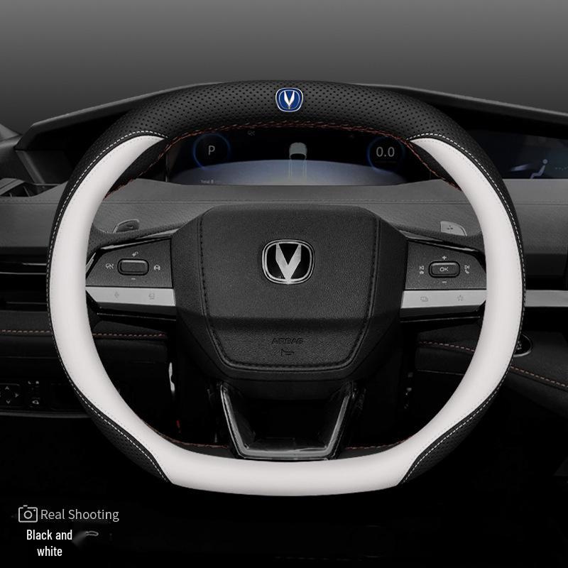 Натуральная кожаная оплетка руля для Changan UNIV, CS55 Plus 2-го поколения и Yida UNIV