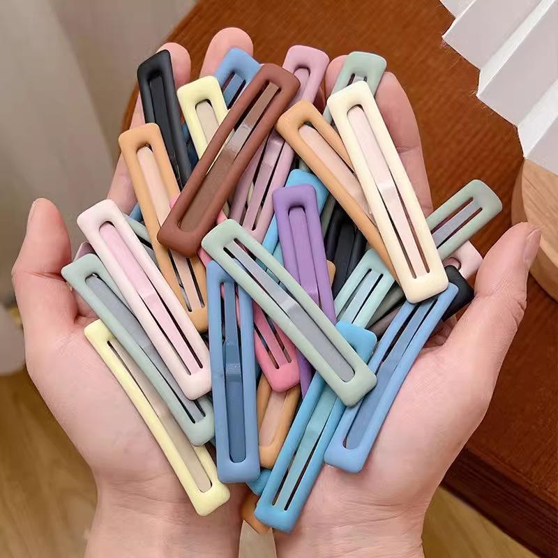 Матовая невидимка для женщин – Высококачественная заколка для детских волосков, лба и боковой челки