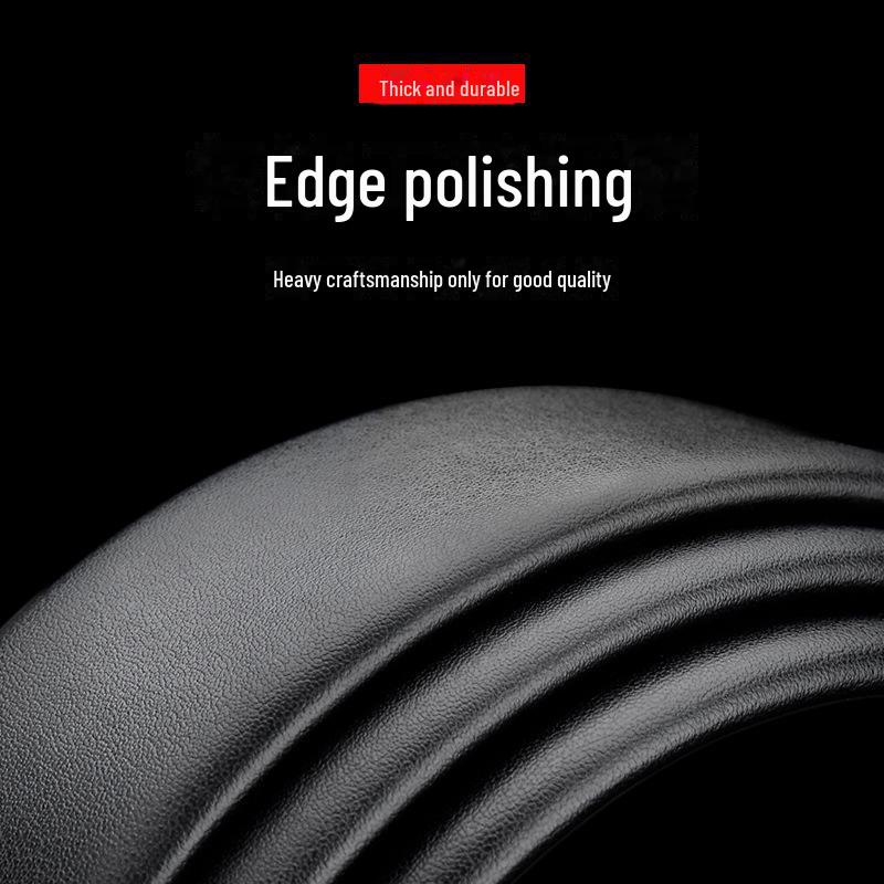 Мужской безголовый ремень из натуральной кожи с автоматической пряжкой - Модный для деловой и повседневной носки