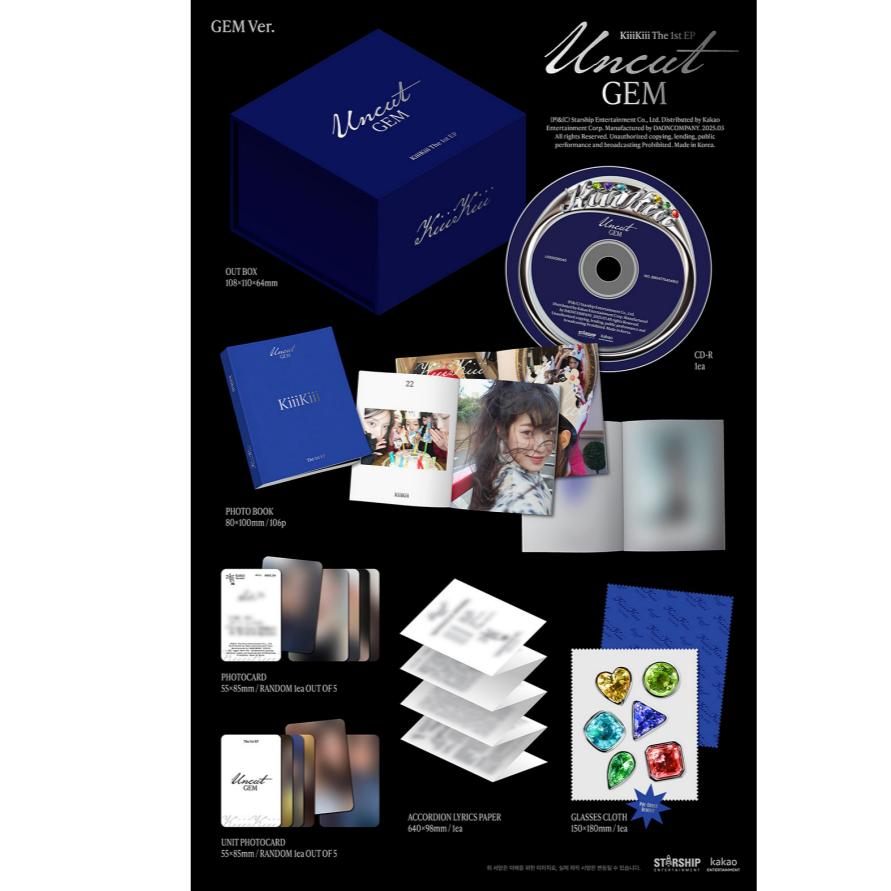 (Ограниченная версия GEM.) KiiiKiii [UNCUT GEM] 1-й EP-АЛЬБОМ