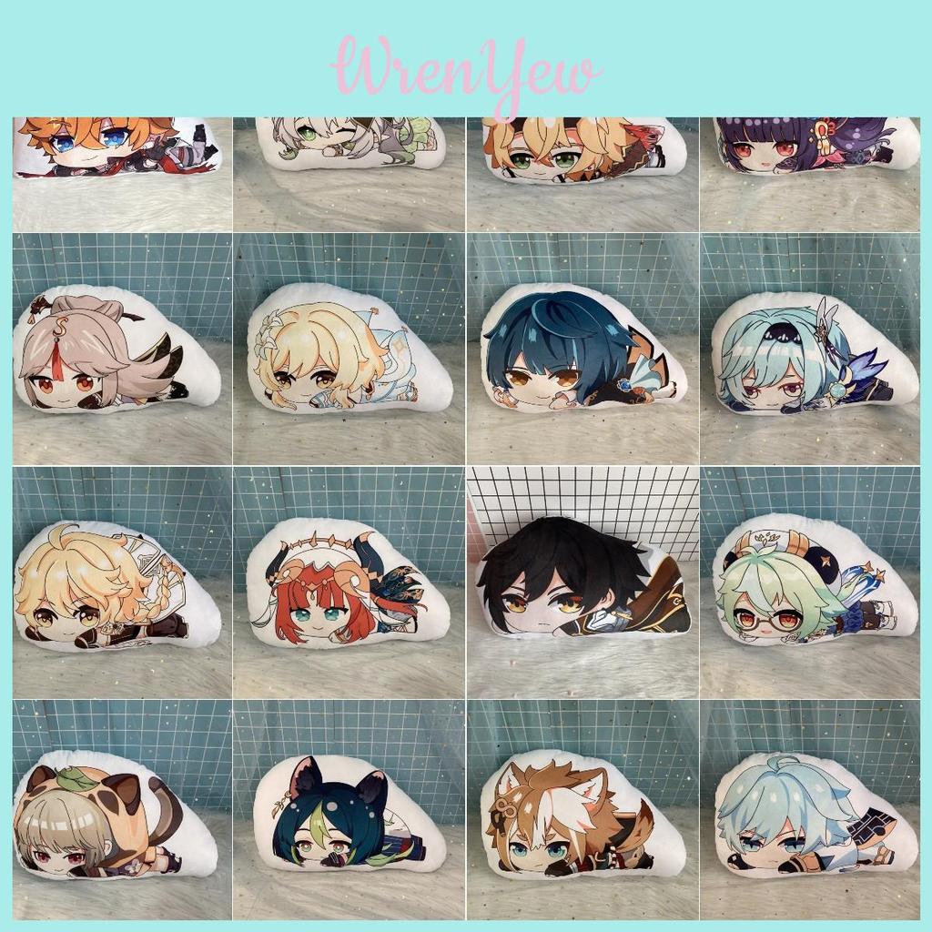Soft And Non-toxic Genshin Impact Zhongli Nilou Sucrose Sleepy Plush Doll Cushion Pillow Xmas Gift