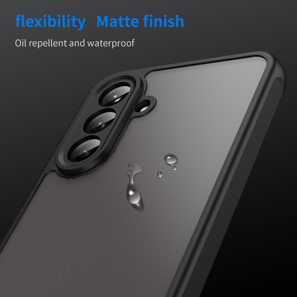 For Samsung Galaxy A26 5G Phone Case Drop Proof Airbags Frosted Translucent PC+TPU Back Cover