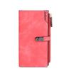 Baellerry Women Fashion Zipper Handbags PU Leather Vintage Design Card Holder Wallet Classic Coin Purse for Ladies Gifts