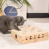 Cat Toys Interactive Whack-a-mole Solid Wood Toys for Indoor Cats Kitten Catch Mice Game Self Entertainment Cat Supplies