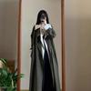 Korean-Style Trench Coat: 2025 Spring & Autumn Hepburn-Inspired Long Coat