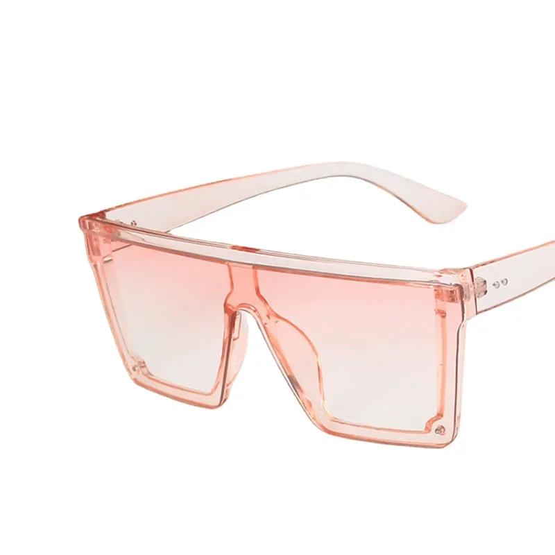 Women Oversized Square Sunglasses Men Vintage Big Frame Rectangle Sun Glasses Street Po Driving Eyewear UV400