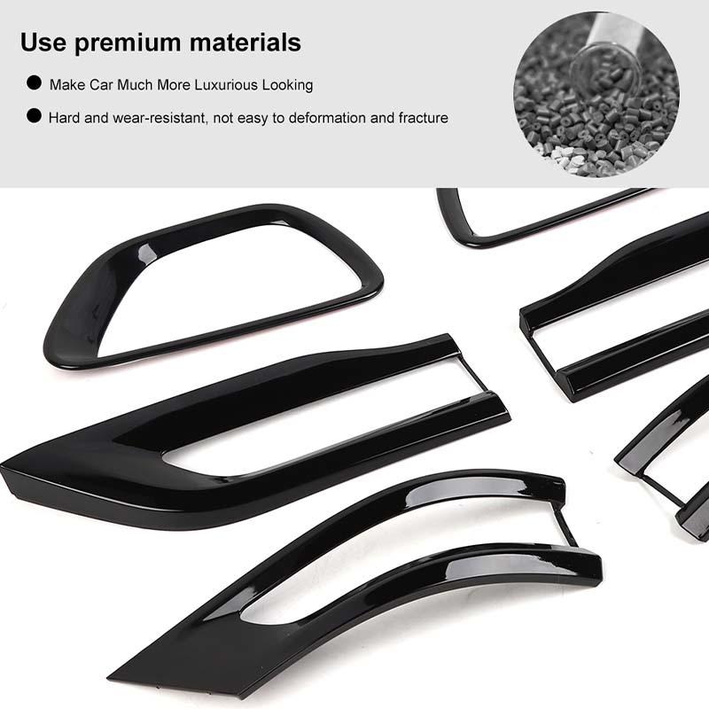 Автомобильные передние противотуманные фары, украшения, аксессуары для задних фонарей, декоративные наклейки для Jeep Grand Cherokee 2014-2017, внешние аксессуары для автомобиля, АБС-пластик