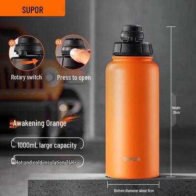 Термобутылка из нержавеющей стали Supor 316L