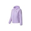 Li Ning Running Series Packable Stretch Long Sleeve Hooded Windbreaker Women Outerwear Lilac AFDS346-3