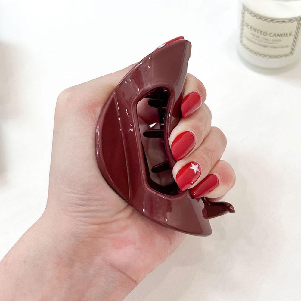 Гибкий Мягкий Резиновый Зажим для Волос Элегантный Зажим-Акула Нескользящие Силиконовые Аксессуары для Волос Корейский Стиль Женские Модные Аксессуары для Волос