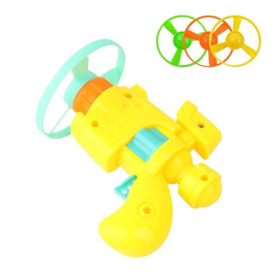 Набор запускателя светящихся летающих дисков для кошек, интерактивная игрушка для кошек с цветными пропеллерами, летающие игрушки для кошек для упражнений и развлечений для игры в помещении и на улице