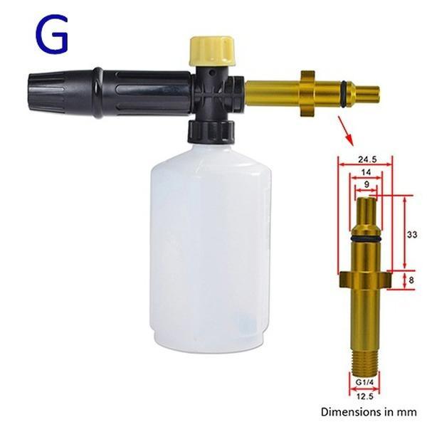 Car Foam Wash Snow Foam Lance Foam Nozzle Foam Cannon Foam Generator for Daewoo Hammer Karcher Huter Makita High Pressure Washer