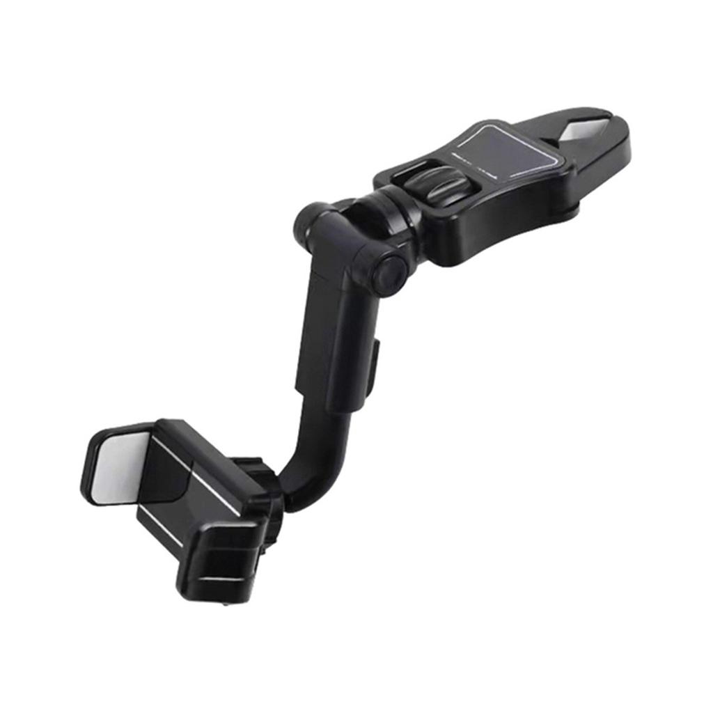 Car Rearview Mirror Phone Holder Mobile Phone Mount For Back/Headrest Width Angle