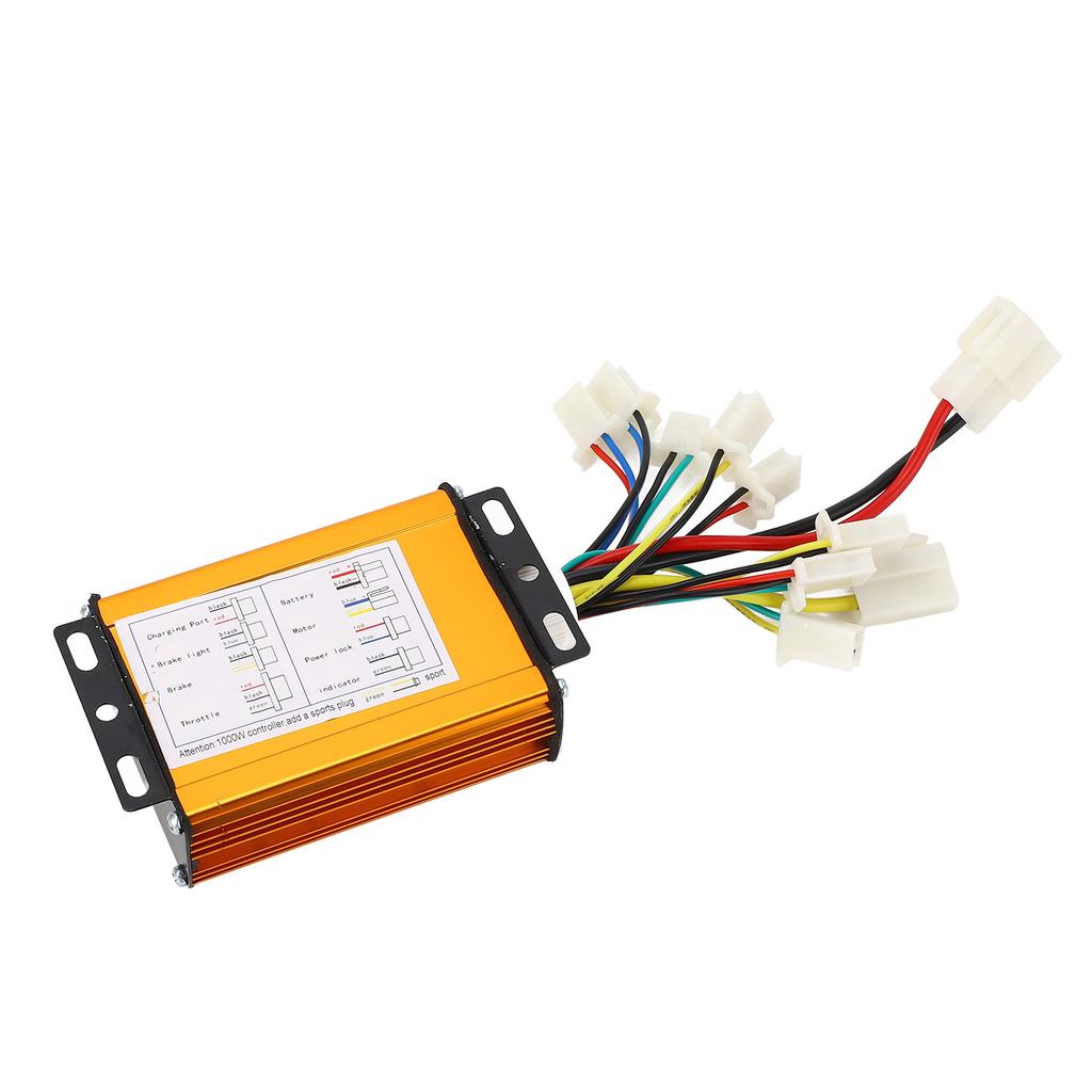 36V 1000W Brushed Controller Motor Speed Controller Aluminum Alloy High Power Brush Motor Control