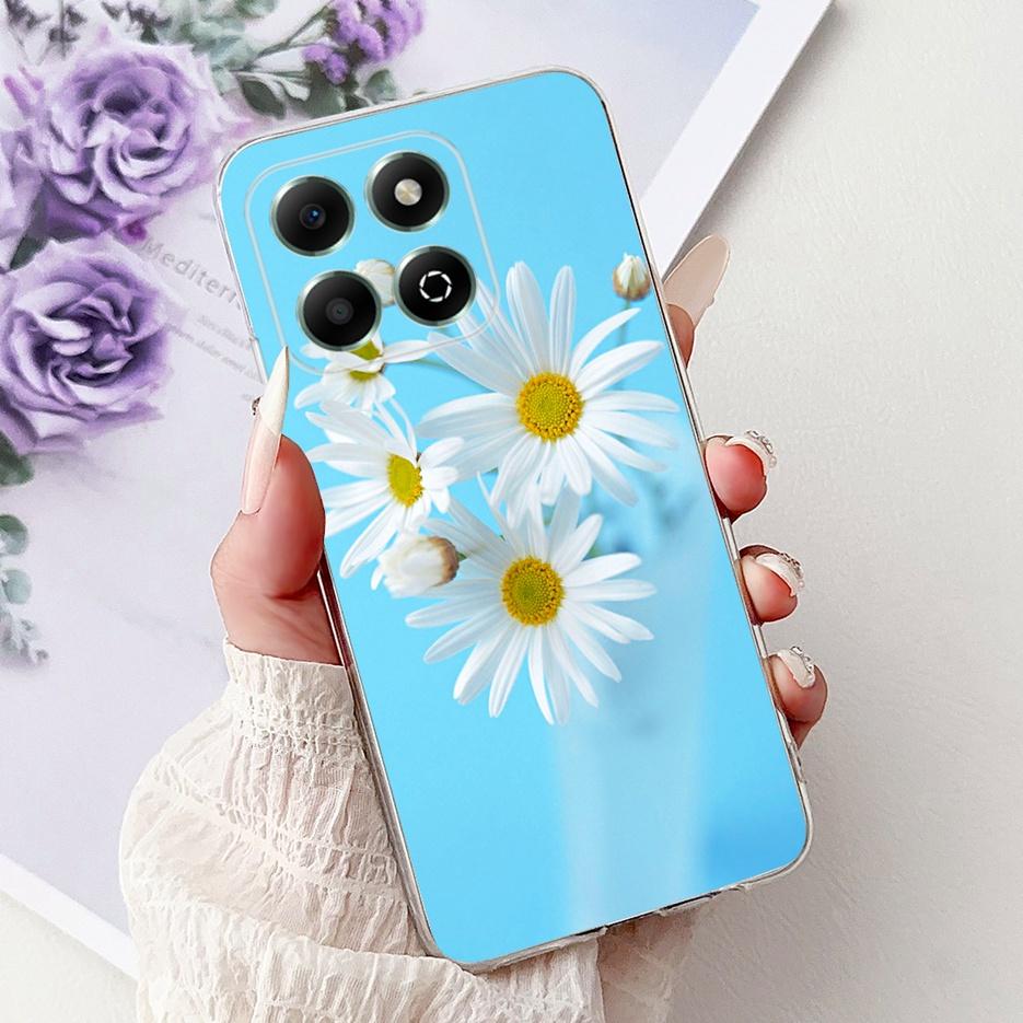 Чехол для Honor X6b JDY-LX1 JDY-LX2 Милый Чехол с Рисунком Счастливой Карпа Кои Мягкий Тонкий Чехол для Телефона Для Honor X6a X 6b HonorX6a HonorX6b Fundas