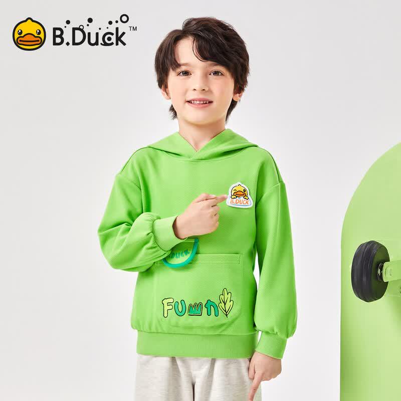 Детская толстовка с капюшоном B.Duck с мультяшным принтом для мальчиков