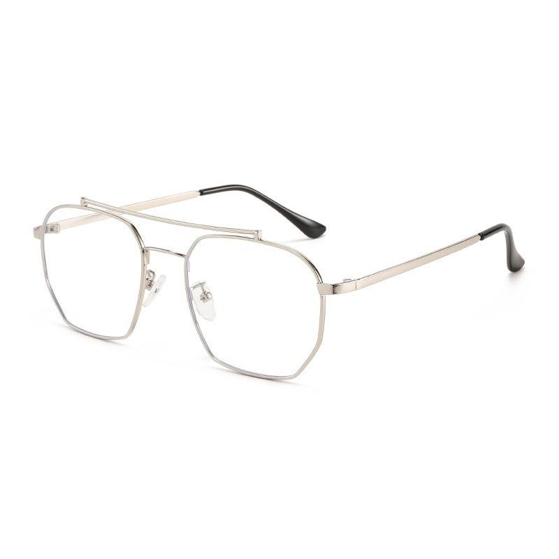 Modern Metal Frame Square Sunglasses For Men Women Uv400 Uv Protection Driving And Outdoor Wear