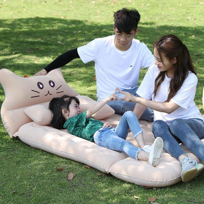 Car Inflatable Travel Air Mattress Bed Back Seat Sleep Pad Premium Portable Car Mattress Universal