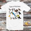 230 г/м2 100% хлопок Типы диких птиц Пеликан Тукан Белиз футболка Винтаж ретро крутой подарок мужской женский унисекс мультфильм аниме топ футболка B919