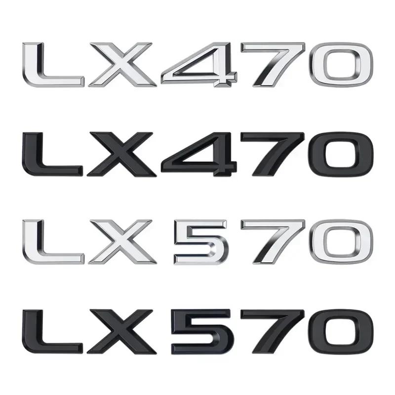 ZAG1 2026 Hot Interior Stickers ABS For Lexus LX470 LX570 Logo IS300 ES250 ES350 IS250 CT200H GS350 NX200T Car Rear Trunk Emblem Badg