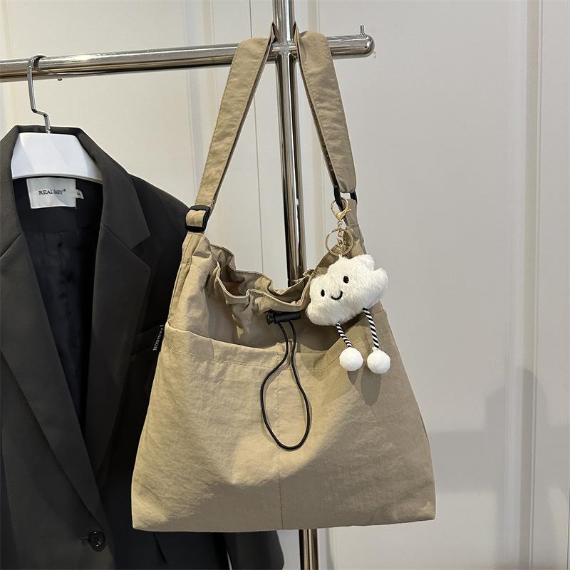 Японская повседневная большая сумка женская 2025 новая мода сумка-шоппер на плечо для мамы большой вместимости сумка-тоут сумка для поездок на занятия