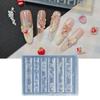 Silicone 3D Nail Embellishment Molds Delicate Shape Small Accessories Crafting Molds Present for Beauty Enthusiasts