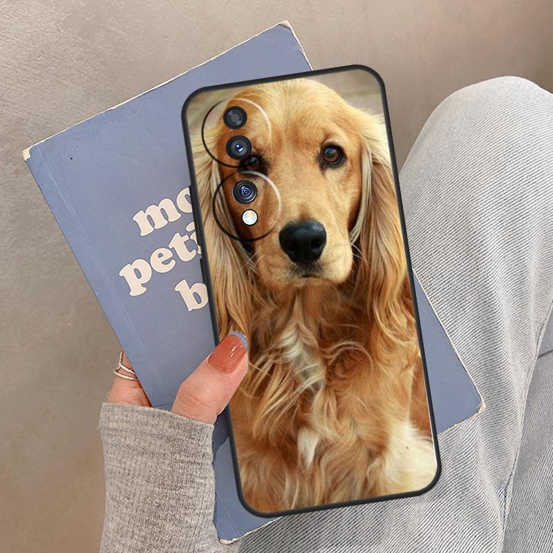 Cocker Spaniel Dog Case For Honor Magic 5 6 7 8 Pro Cover For Honor 200 400 Lite 50 70 90 X8a X8b X9a X9b X9c