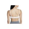 Nike Dri-FIT Alate Minimalist Низкоинтенсивная поддержка спортивный бюстгальтер женское нижнее белье белый DM0527-100