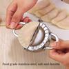 Kitchen Stainless Steel Dumpling Dough Mould Make Fruit Pie Press Pastry Tools(Large Size)