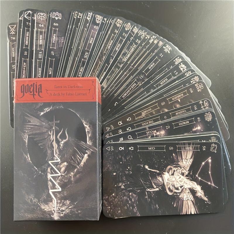 Goetia Card Reading In Darkness — колода из 78 карт для гадания и настольных игр, английское издание, стандартный размер, возраст 14+