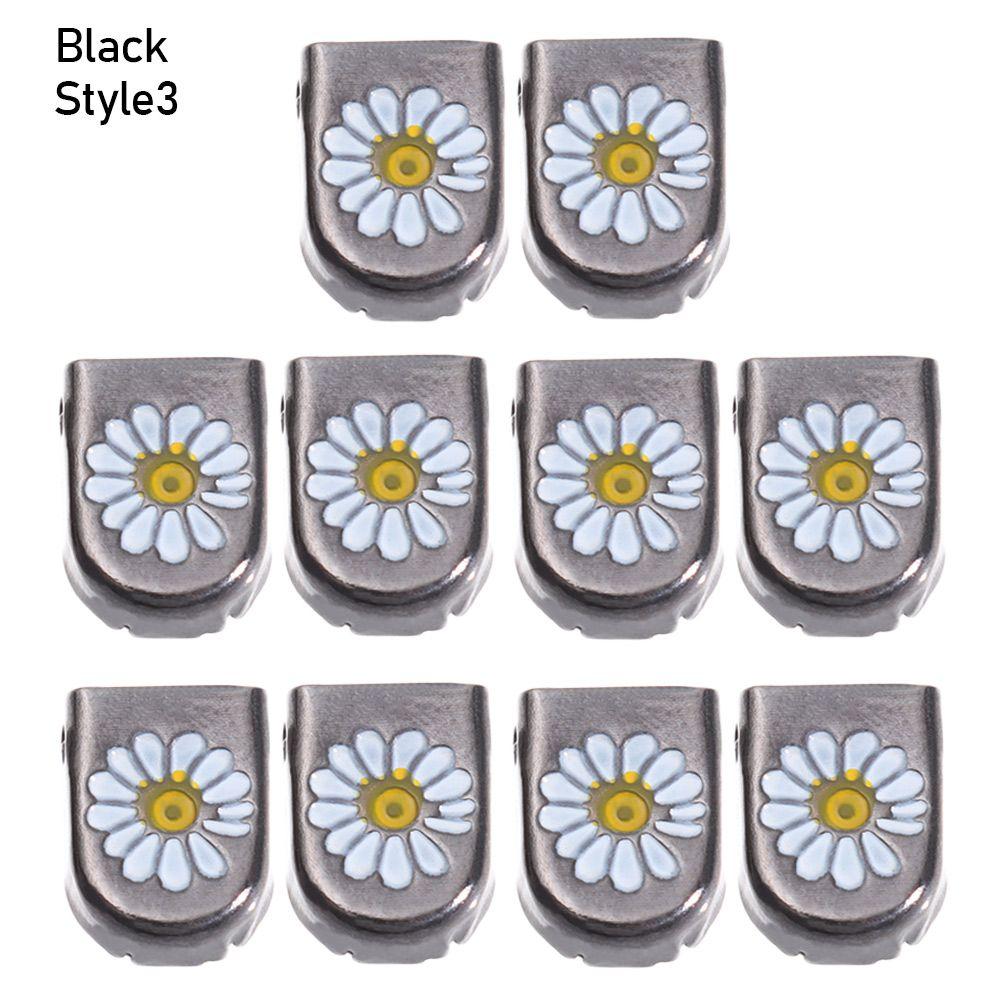 Shoe Decorations Lazy Shoelace Buckle Metal Lace Lock Shoelaces Accessories Shoelaces Tips Head