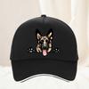 Улыбающийся GerUnisex Мультяшная шапка-бейсболка с овчаркой Весна и Лето Snapback Кепка Повседневная Уличная одежда Спортивная шапка