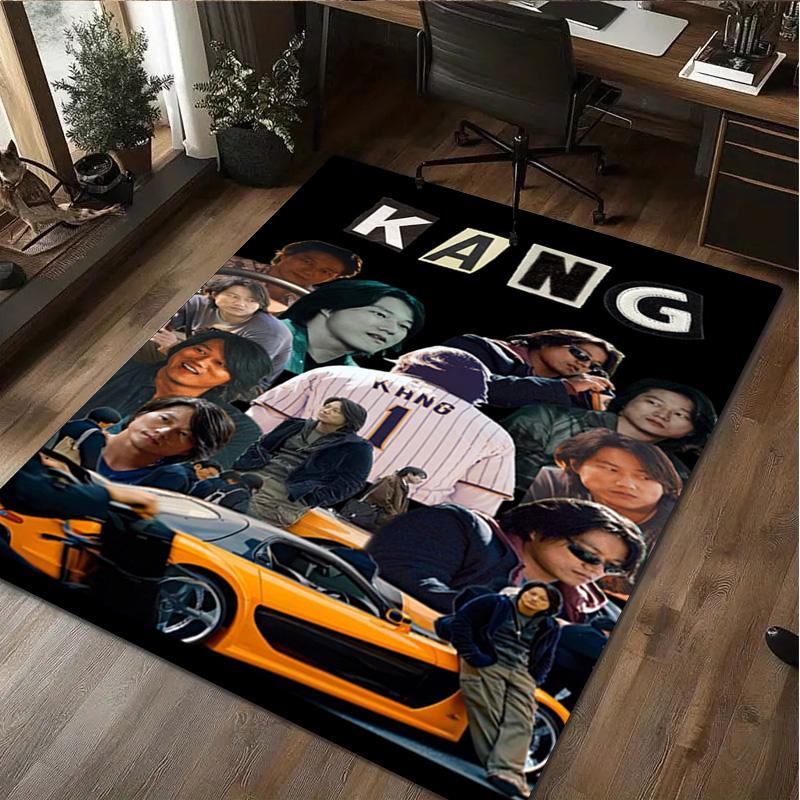 Tokyo Drift: Fast Furious Carpet Office Decorative Carpet For Living Room Bedroom Door Mat Floor Rug Computer Chair Area Rug
