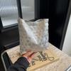Trendy Casual Canvas Bucket Bag For Women Summer 2024 In Black And Pink