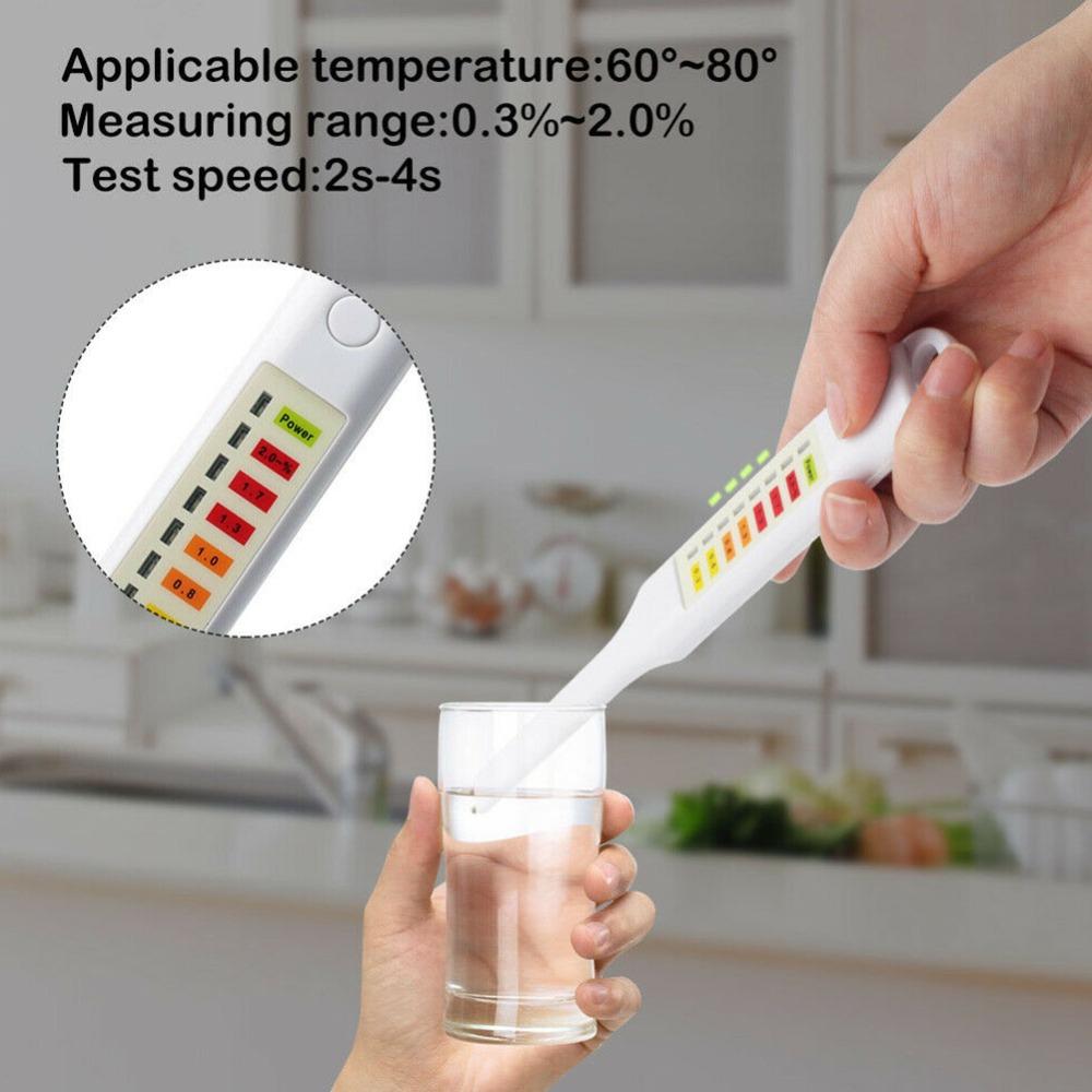 Food Salinity Meter Salt Concentration Meter Salinity Tester Salinometer Salinity Tester Pen
