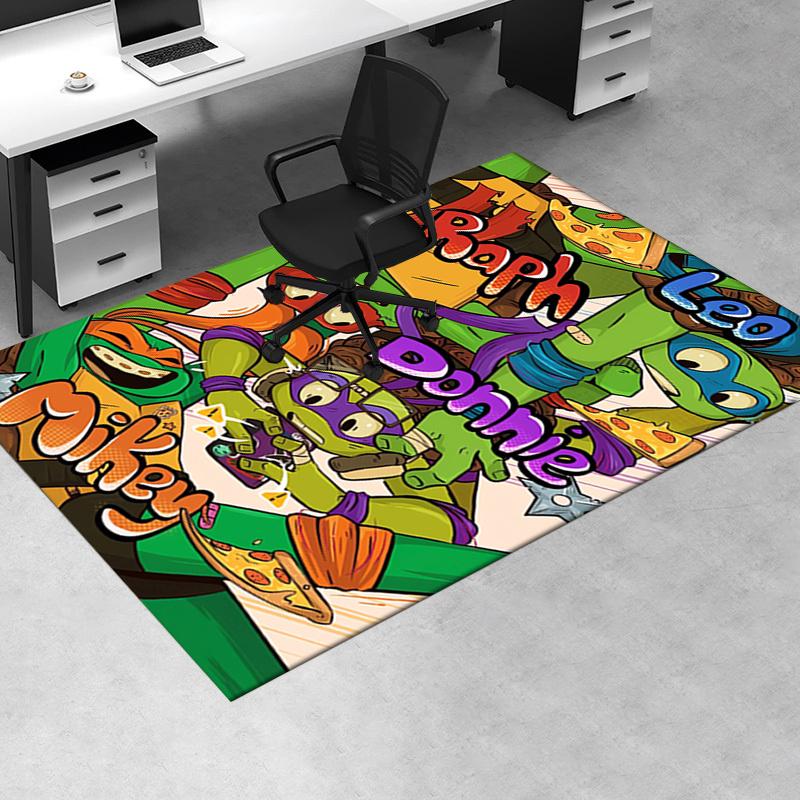 1pc Teenage Mutant Ninja Turtles Office Carpet Soft Polyester Entrance Carpet Washable Non slip Mach
