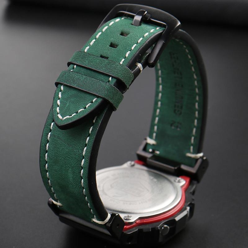 DW-5600 Винтажный кожаный ремешок для часов G-SHOCK Casio DW5600 GW-B5600 GW-M5610 GA 110 120 GA2100 Браслет Ремешок для часов