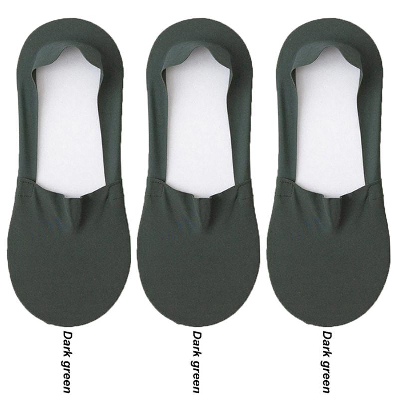 Мужские носки Модные летние мужские невидимые носки-невидимки Однотонные повседневные дышащие силиконовые нескользящие носки с низким вырезом до щиколотки