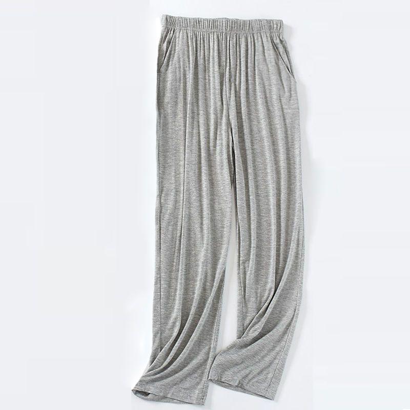 Мужские модальные слиперы тонкие домашние брюки свободные весна-осень лето кондиционер повседневные домашние брюки