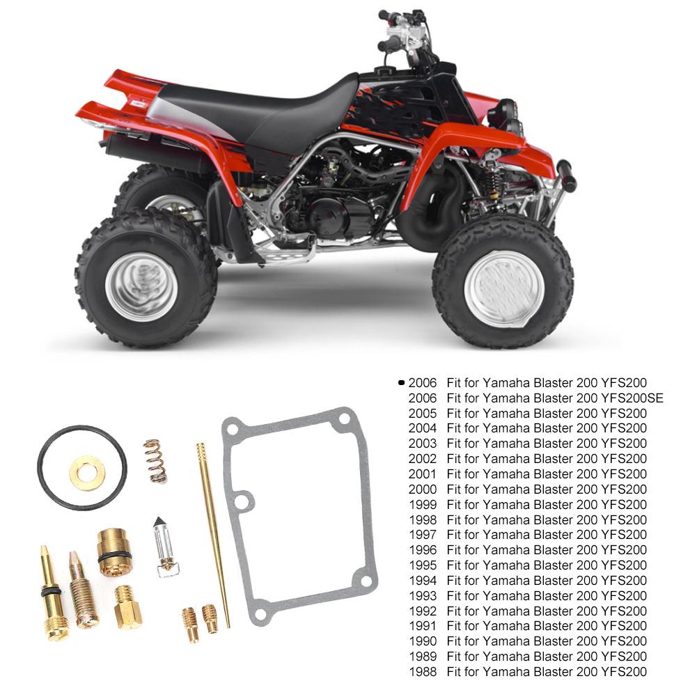 Комплект для переборки и ремонта карбюратора подходит для Yamaha Blaster 200 YFS200 YFS200SE 19882006