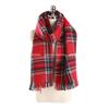 Korean Version Autumn and Winter Men's and Women's Thousand Bird Plaid Double-sided Scarf, Shawl, Scarf