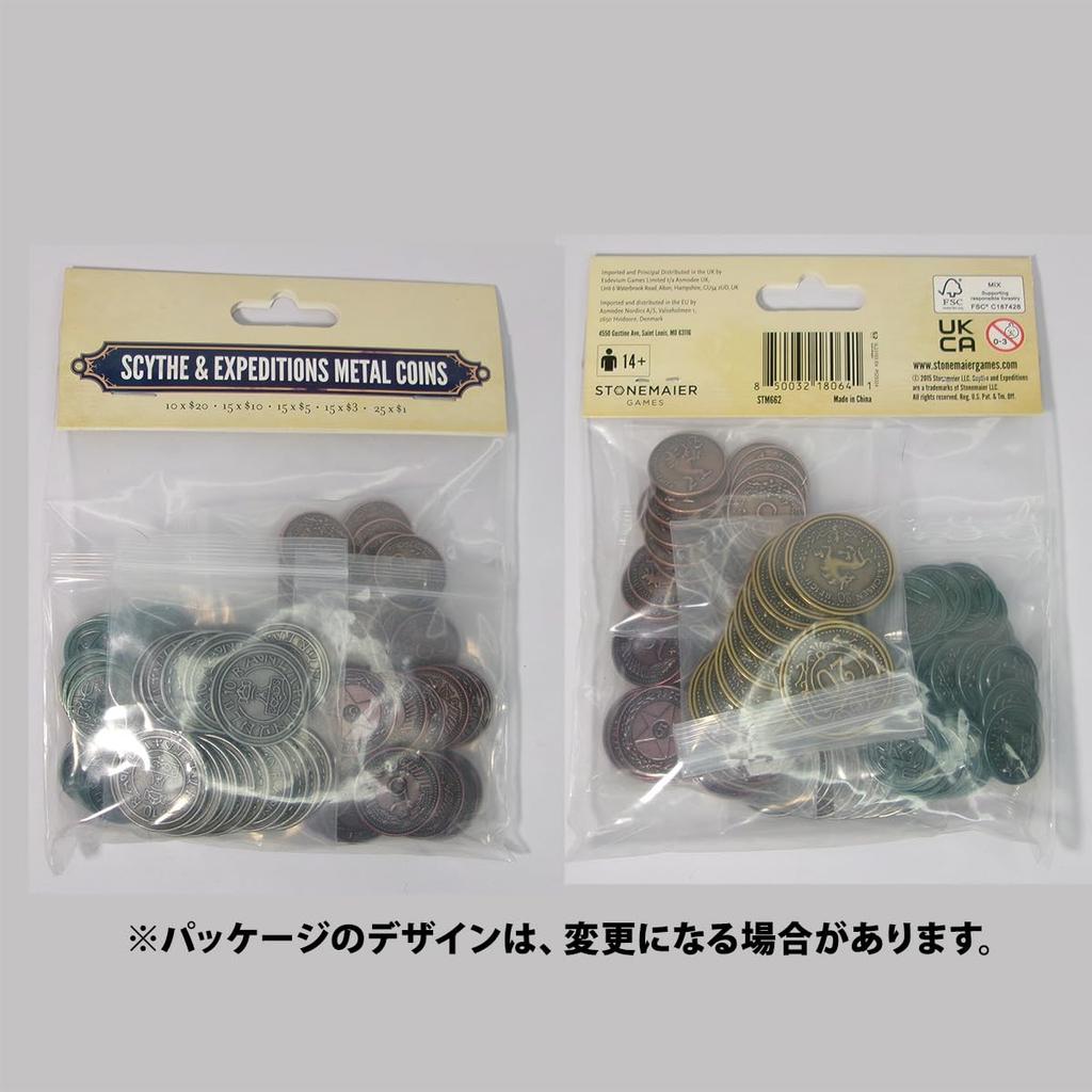 Scythe Scythe War Дополнительные металлические монеты 80 штук 5-долларовая монета красного выпуска