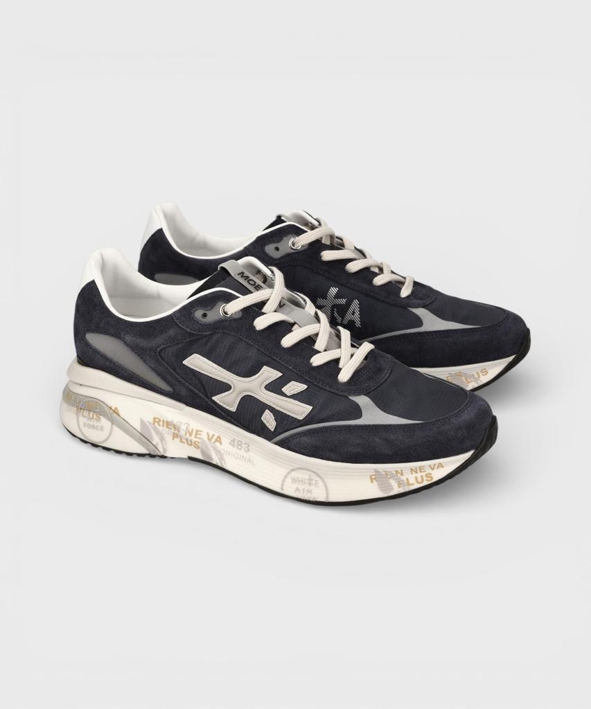 Premiata [26Ss][Moerun] Blue Men'S Moerun Sneakers